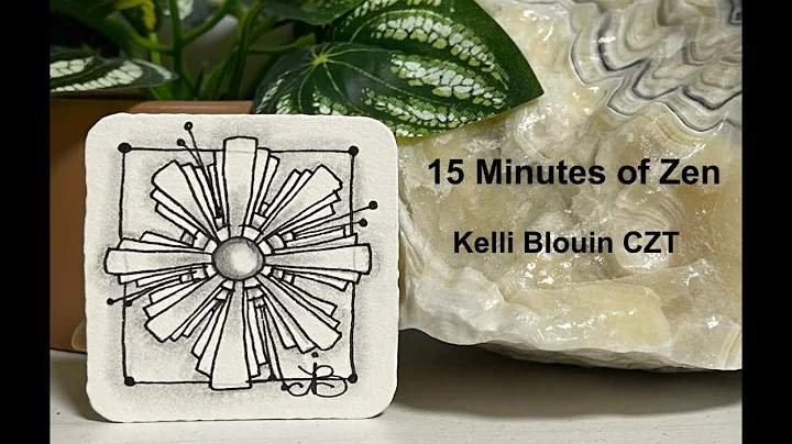 15 Minutes of Zen! Zentangle Method of drawing!