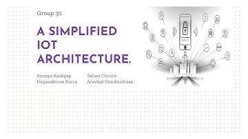 A Simplified IOT Architecture (Part 1 and Part 2) - Group 30, Final Year, IIIT Pune