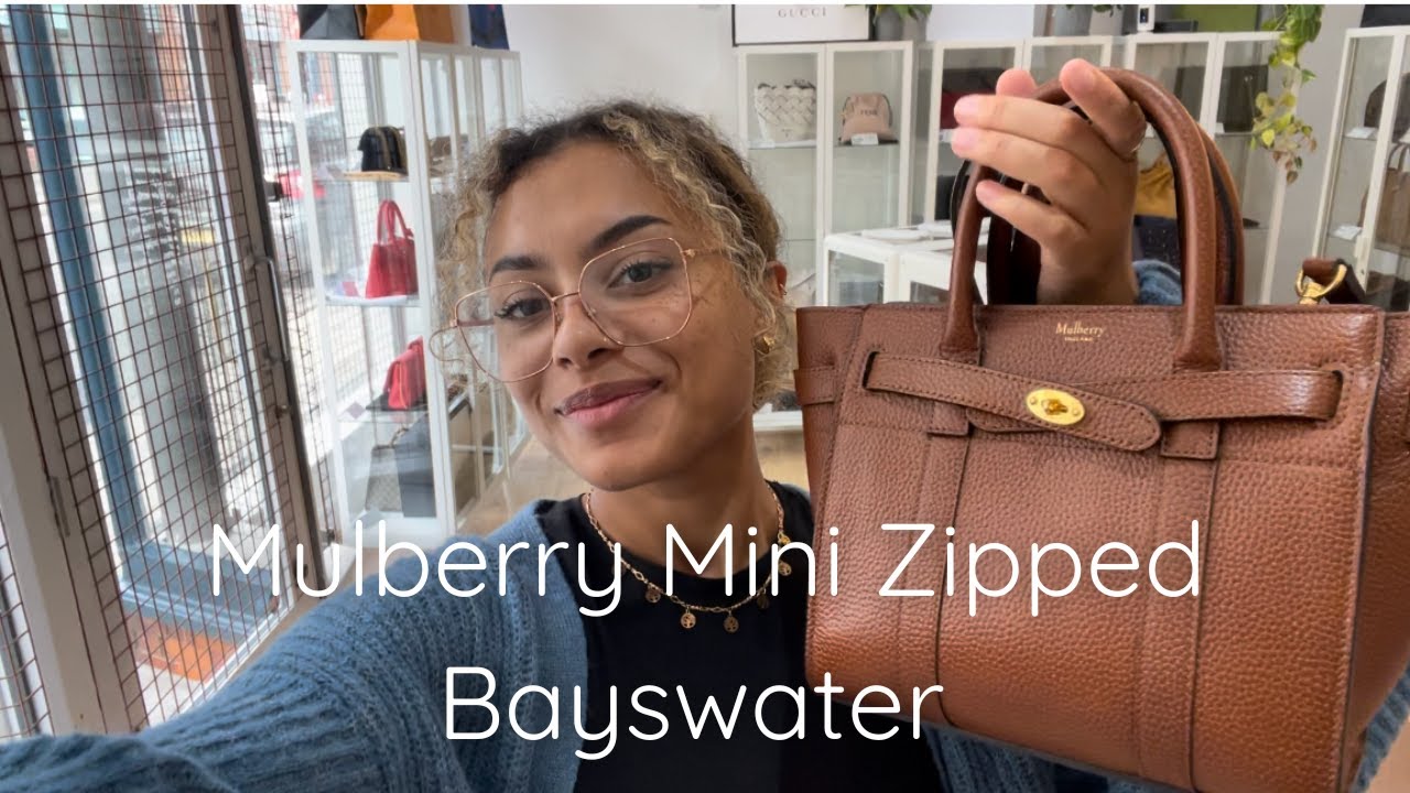 Mulberry Mini Zipped Bayswater Review - YouTube