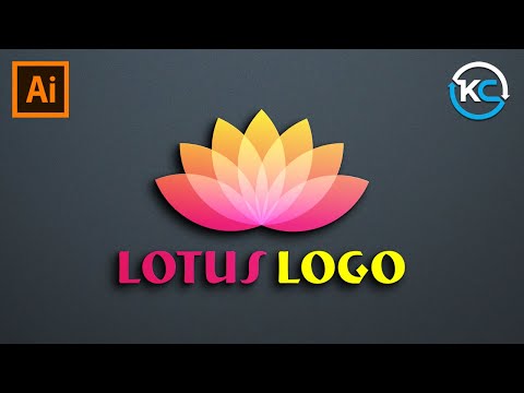 How to Create a Flower(Lotus) Logo in Adobe Illustrator.