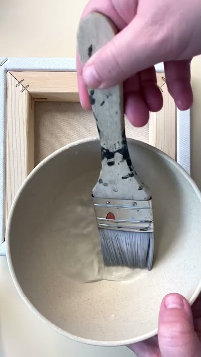 How to fix a loose canvas.  How to prep a canvas for a dot mandala painting.