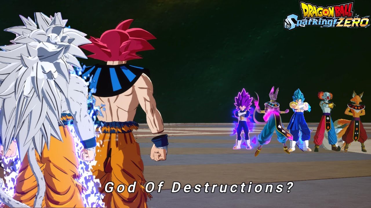 Goku (GOD) Form Vs Ultimate Gods ! Dragon Ball Sparking Zero