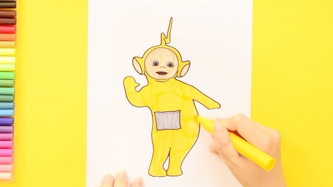 Teletubbies l Po l desenho antigo l desenhando desenhos. 