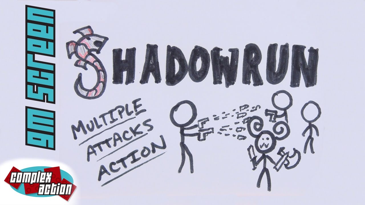 Multiple Attacks Action - GM Screen - Shadowrun 5th Edition - YouTube
