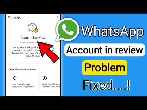 Whatsapp Account In Review Problem 2026 | This Account Can't Use WhatsApp | Account in review fix 
