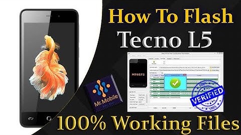Tecno L5 Flashing Firmware - Dead Boot Salution - Hang On Logo Fix Stock Rom Install