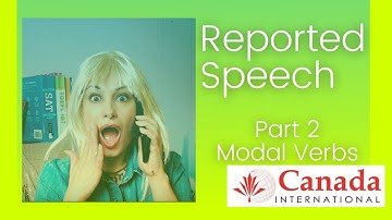 REPORTED SPEECH PART 2 MODAL VERBS
