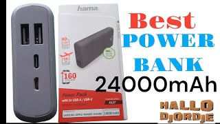 Eksterna Baterija / Hama Supreme 24000 mAh / Power Bank / Njemačka Proizvodnja