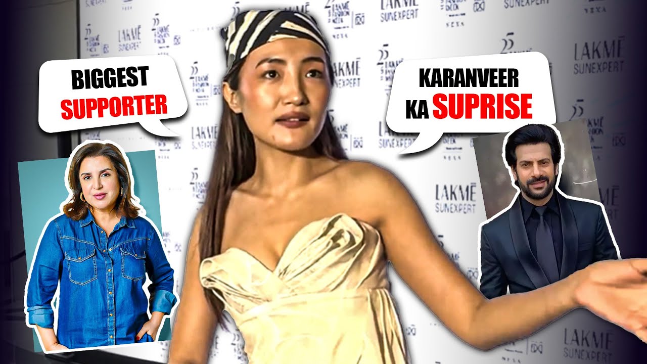 Chum Ramp Walk LFW 2025: Chum Darang's Ramp Walk Turns Emotional with Karanveer ...