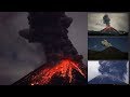 Reventador volcano volcan reventador nighttime explosive eruptions eject glowing lava bombs