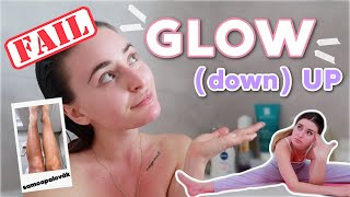 SNAHA O GLOWUP, který skončil spíš jako GLOW DOWN ! II Samoopalovák fail & recept na dortík