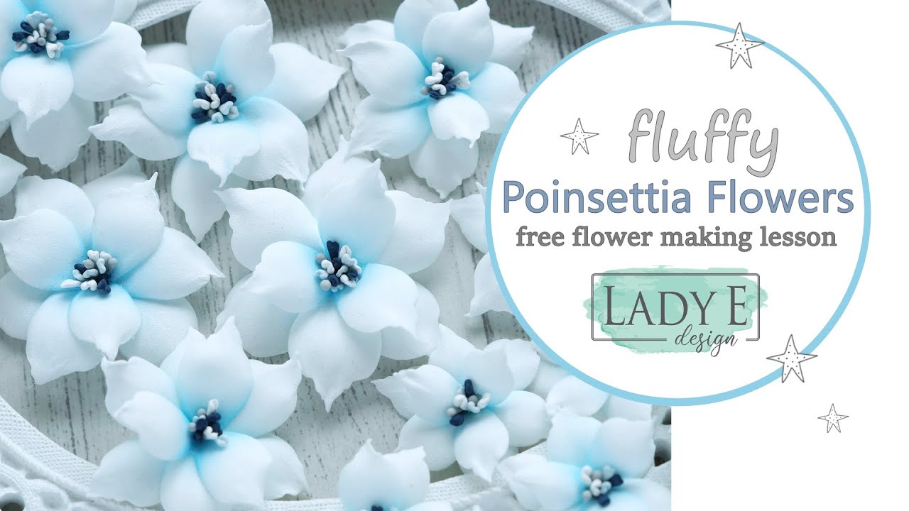 Free Flower Making Class / Foamiran Poinsettia