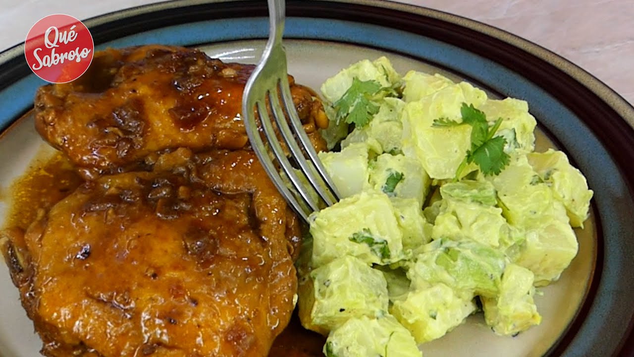 Mira que fácil es Hacer ENSALADA DE AGUACATE Y PATATAS para el Almuerzo