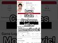 Iowa State Cyclones Milan Momcilovic March Madness! 🔥 #iowastate #iowastatecyclones #marchmadness