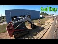Laying Sod At The Commercial Job