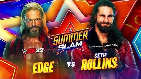 WWE 2K20 Dream Match Seth Rollins vs. Edge: Summerslam 2021 Dream Match