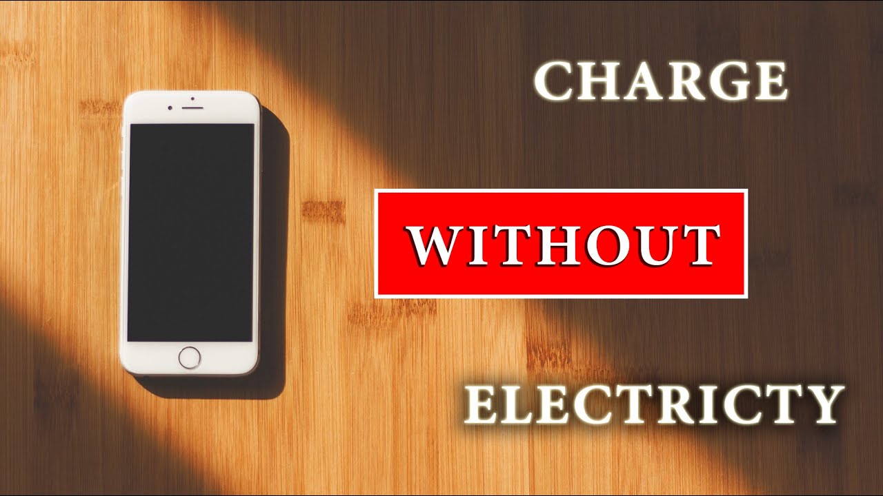 How to CHARGE your phone WITHOUT a phone charger or electricity | DIY ...