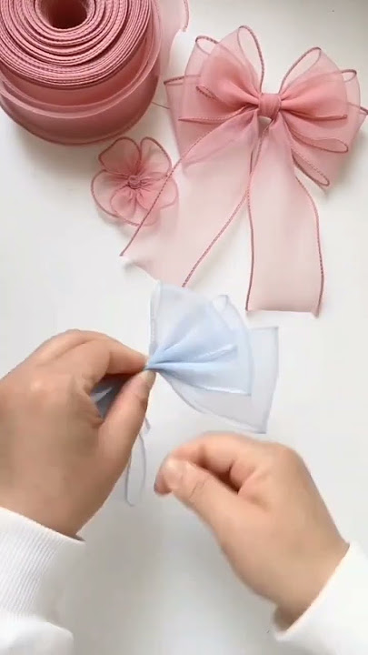 DIY Hair Bow Tutorial: Fabulous Styles with Organza Ribbons! 🎀💁‍♀️