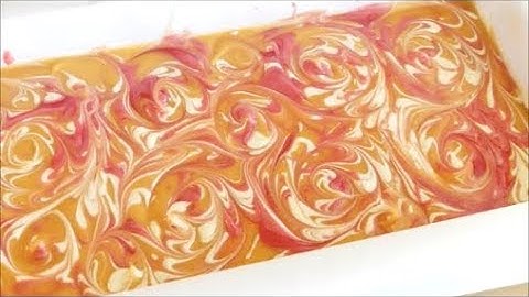 Making and Cutting Raspberry Lemonade Cold Process Soap