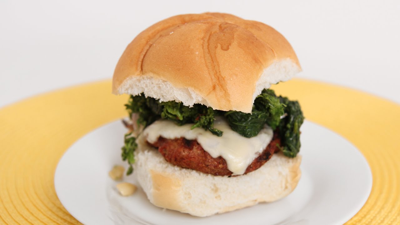 Sausage & Broccoli Rabe Burgers Recipe Laura Vitale Laura in the