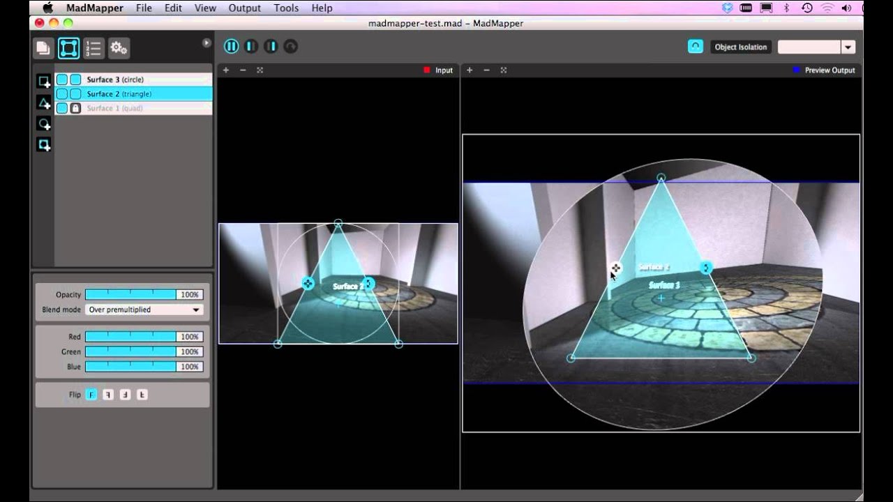 how do you run cues in madmapper