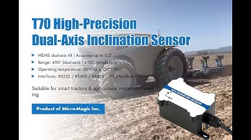 T70 Dual-Axis Inclination Sensor | Accurate Implement Posture Monitoring for Smart Tractors