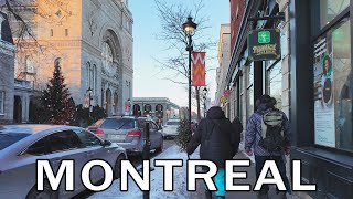 Montreal, Quebec - Walking Tour in Verdun - January 2024 [4K/60]