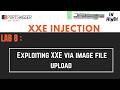 XXE Lab 8 | Explotating XXE via Image file upload |  PortSwigger | In Hindi