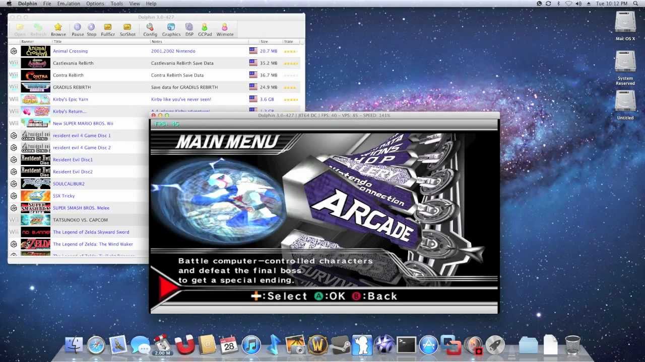 dolphin emulator run slow on mac