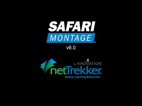 netTrekker and SAFARI Montage Integration