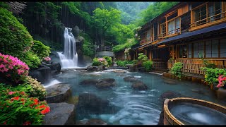 Meditative Rain Oasis: Soothing Rain Sounds and Piano Music for Calming the Mind 🌺