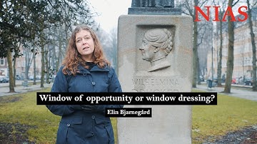 NIAS Pop-Up Lecture - Elin Bjarnegård - Window of opportunity or window dressing?
