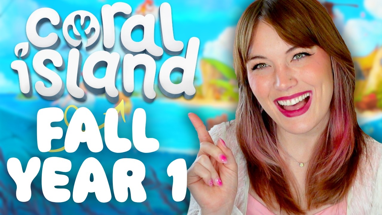 [DAY 8]🧜‍♀️LOCKING IN for Fall Year 1 in Coral Island!