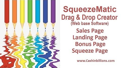 SqueezeMatic Pro Review |  Squeeze Matic | Drag and Drop Easy Landing Page Pro