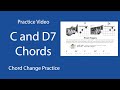 C and D7 Chord Practice (with pivot finger)