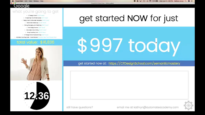 How To Design A 7-Figure Funnel In 30 Minutes Without Any Tech Skills - Kathryn Jones