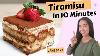 How to Make Tiramisu at Home in 10 Minutes!