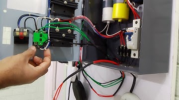 (ENGLISH) Connections of Submersible Motor Starter Panel with Water Level Controller