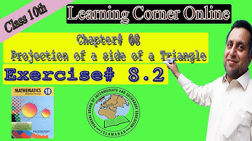 Projection of a side of a triangle|Exercise 8.2