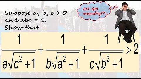 An AM-GM Inequality problem from from 2020 Baltic Way