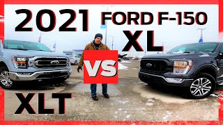 2021 Ford F150 XL vs XLT