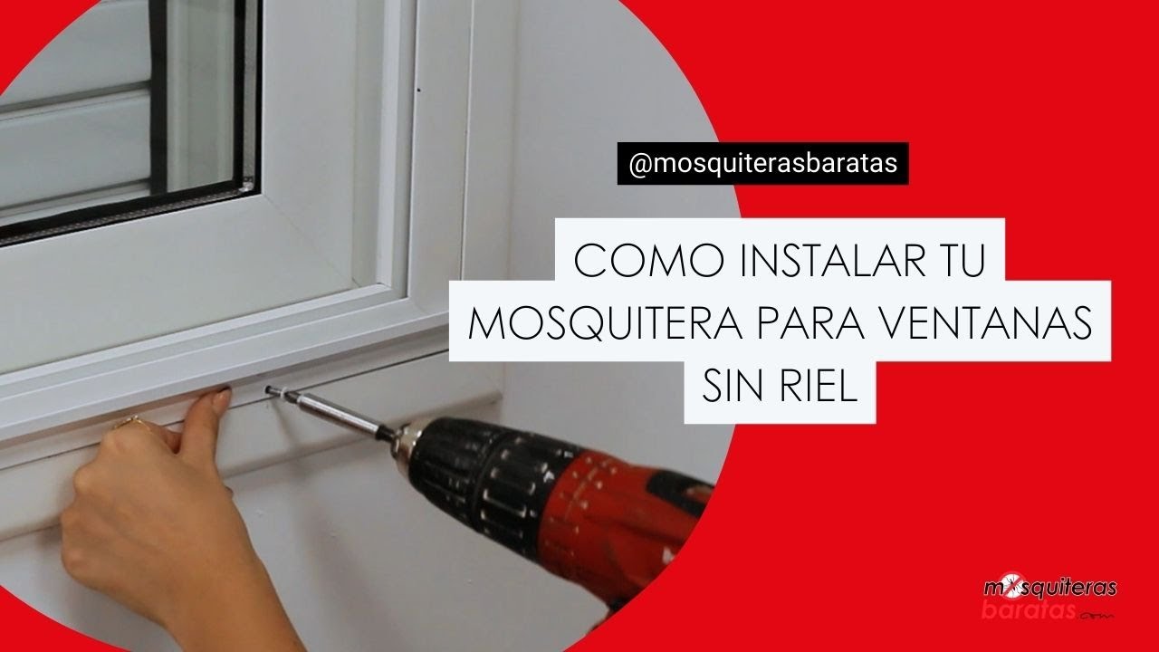 Cómo instalar una mosquitera corredera para ventanas ¡Guía paso a