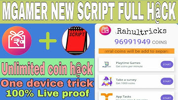 Mgamer coin add trick | mgamer refer unlimited coin | mgamer trick Rahultricks 🤑