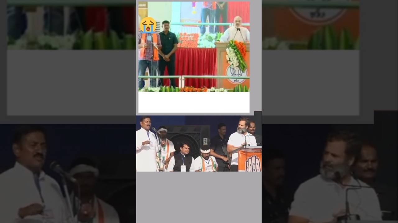 Amit Shah translator versus Rahul Gandhi translator 