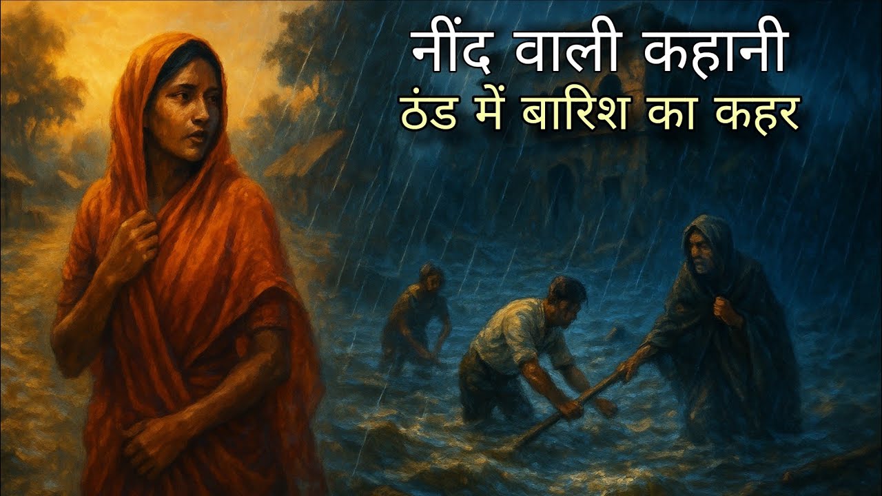 नींद वाली कहानी । ठंड में बारिश का कहर | साहस, संघर्ष और उम्मीद की दास्तान | Hindi Village Story