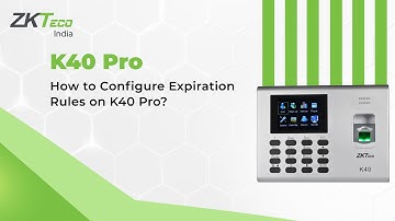 How to Configure Expiration Rules on K40 Pro?