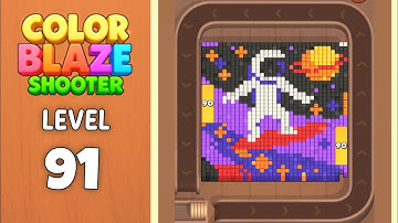 Cube Breaker level 91 | Color Blaze Shooter level 91 solution