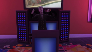 Los Sims 4 - Vladislaus Straud - Cantando en el Karaoke