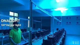 Download Lagu DNALIGHT 54x3w LED Theatre DJj Disco Stage Aluminum Par Lights Parcan BDL-P5403 MP3