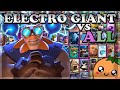 Electro Giant Gameplay vs All Cards (Optimal Placements with ALL 1v1 Interactions)🍊